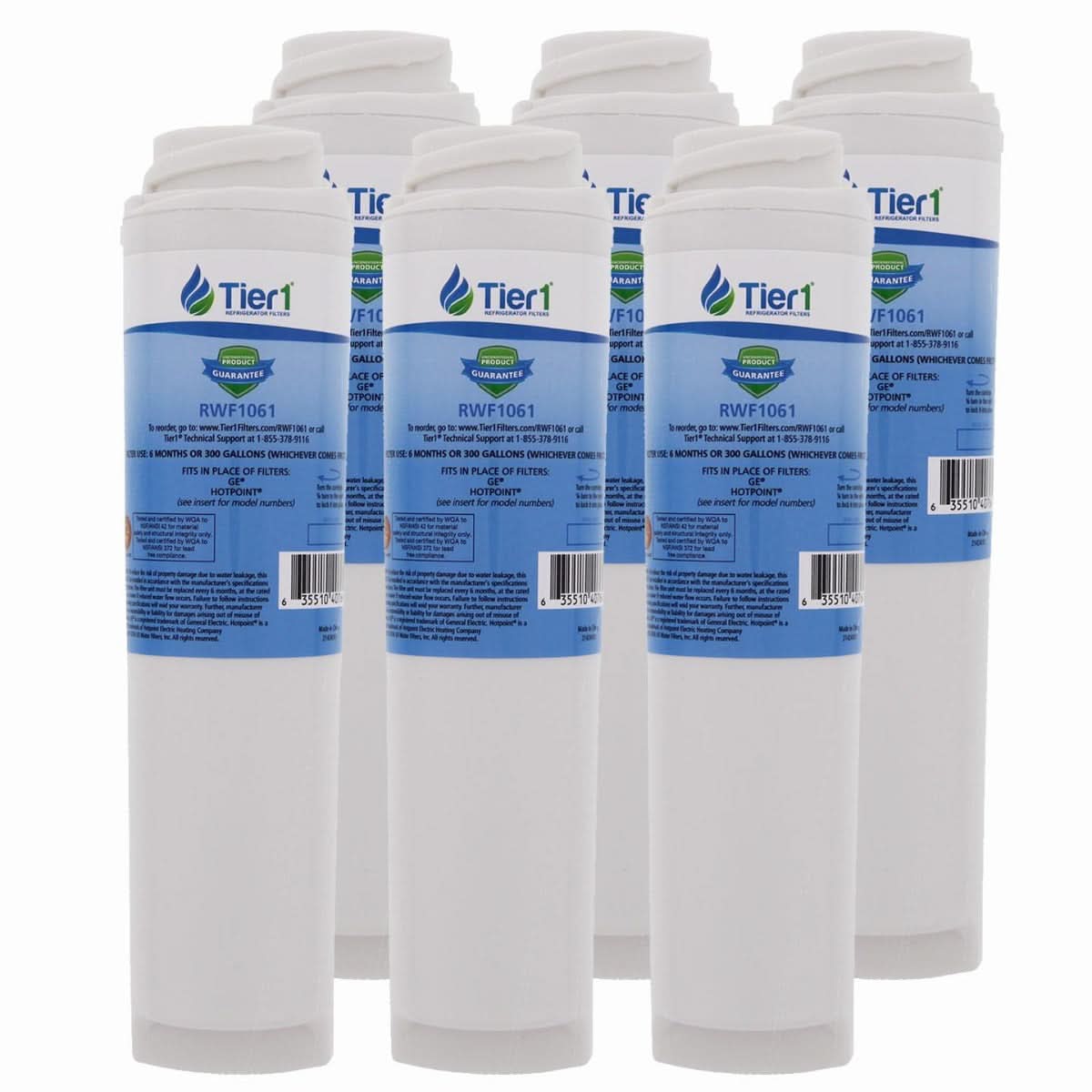 Tier1 GE GSWF SmartWater Refrigerator Water Filter Replacement Comparable - WaterFilters.NET