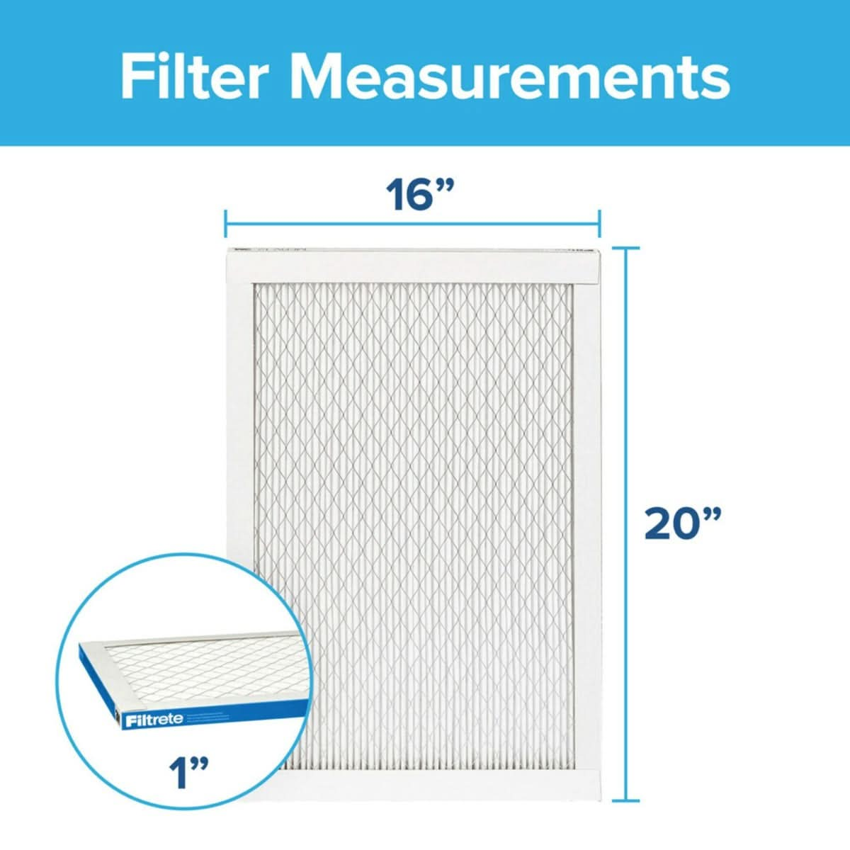 3M Filtrete 1900 Ultimate Allergen, Bacteria & Virus Air Filter - 16x20x1 (4-Pack)