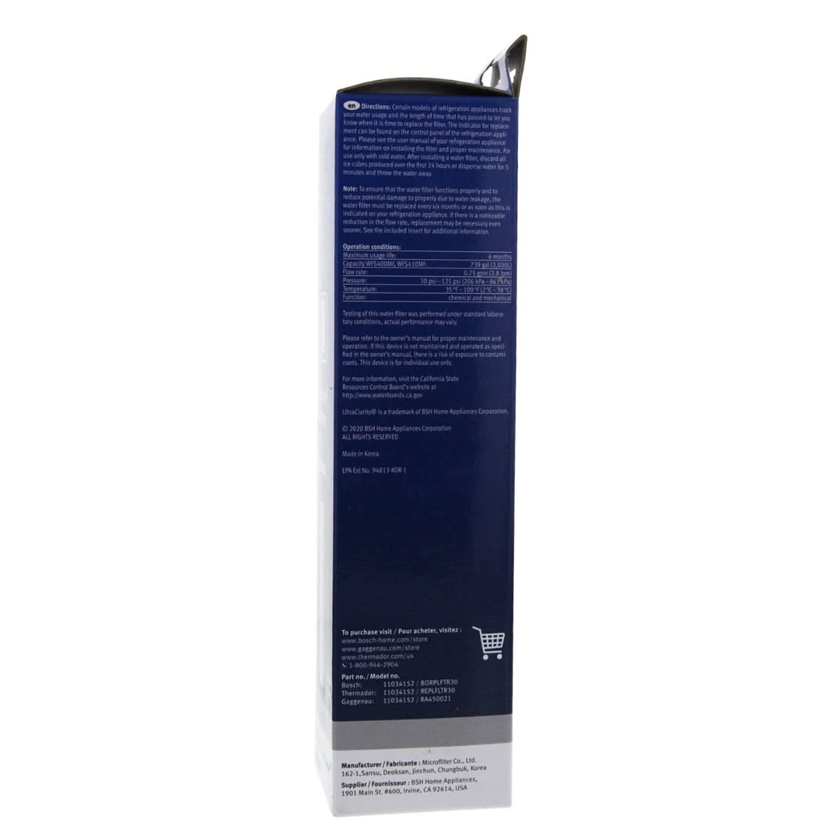 Bosch 644845 UltraClarity 9000077104 Refrigerator Water Filter - WaterFilters.NET