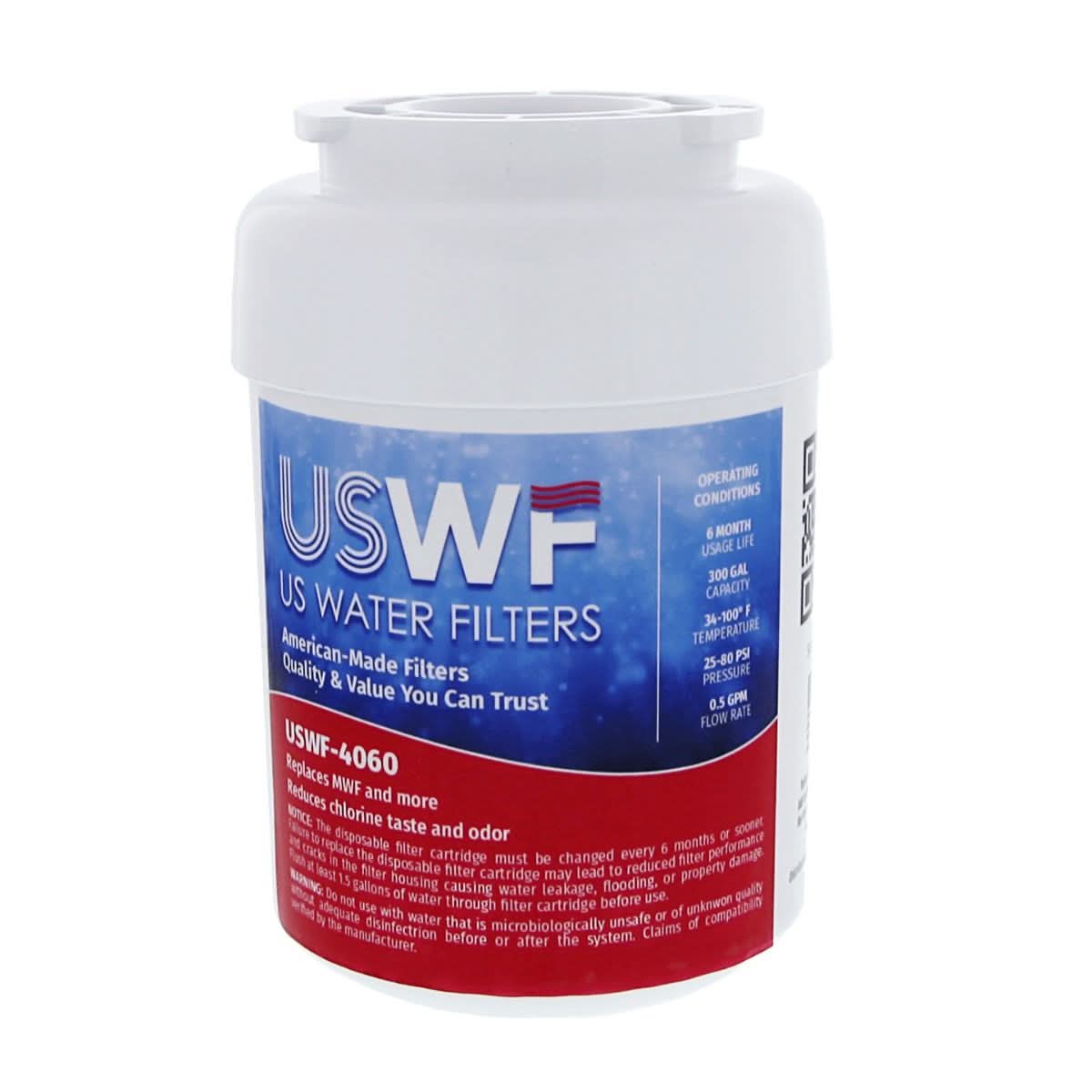 MWF GE SmartWater Refrigerator Water Filter Replacement By USWF - WaterFilters.NET