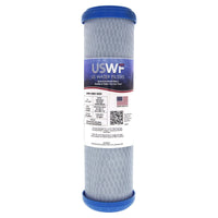 Coconut Carbon Block Filter by USWF 0.5 Micron 10"x2.5" - WaterFilters.NET
