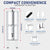 USWF 2.25 Gallon Stainless Steel Gravity Fed Filter System With Fluoride Filtration - WaterFilters.NET