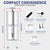 USWF 2.25 Gallon Stainless Steel Gravity Fed Filter System - WaterFilters.NET