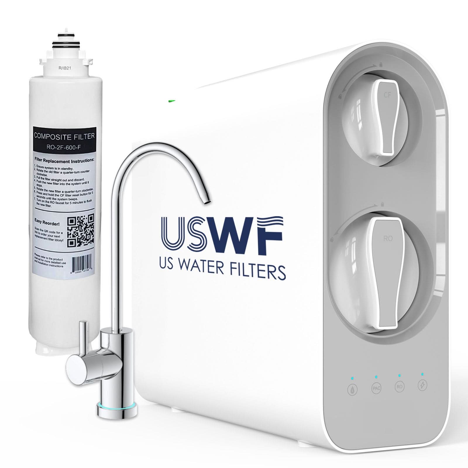 USWF 600GPD Tankless Undersink RO System - WaterFilters.NET