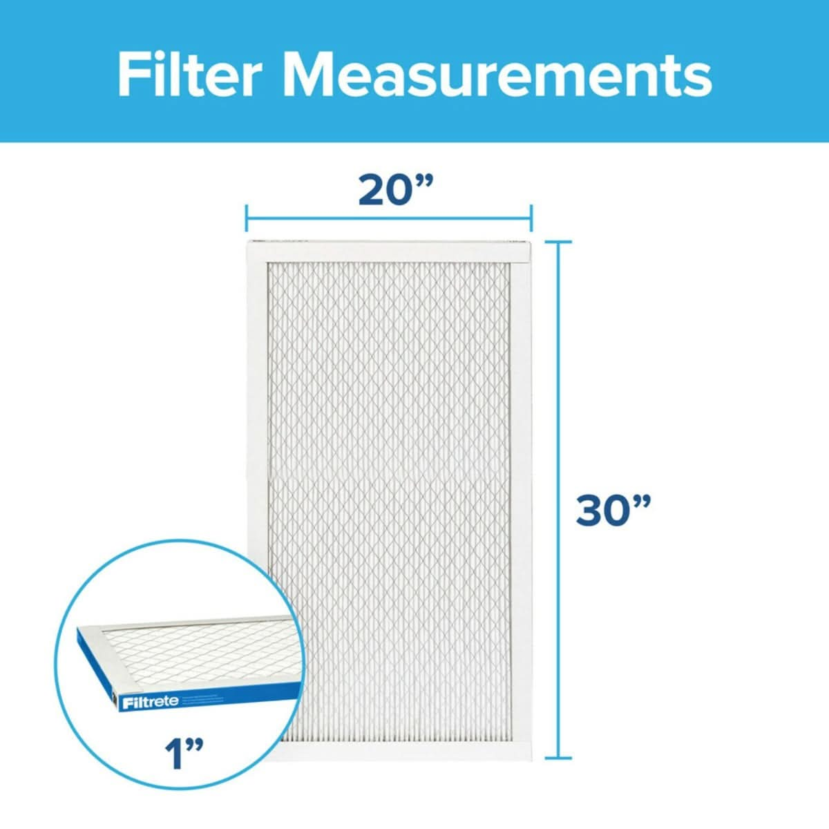 3M Filtrete 1900 Ultimate Allergen, Bacteria & Virus Air Filter - 20x30x1 (4-Pack)