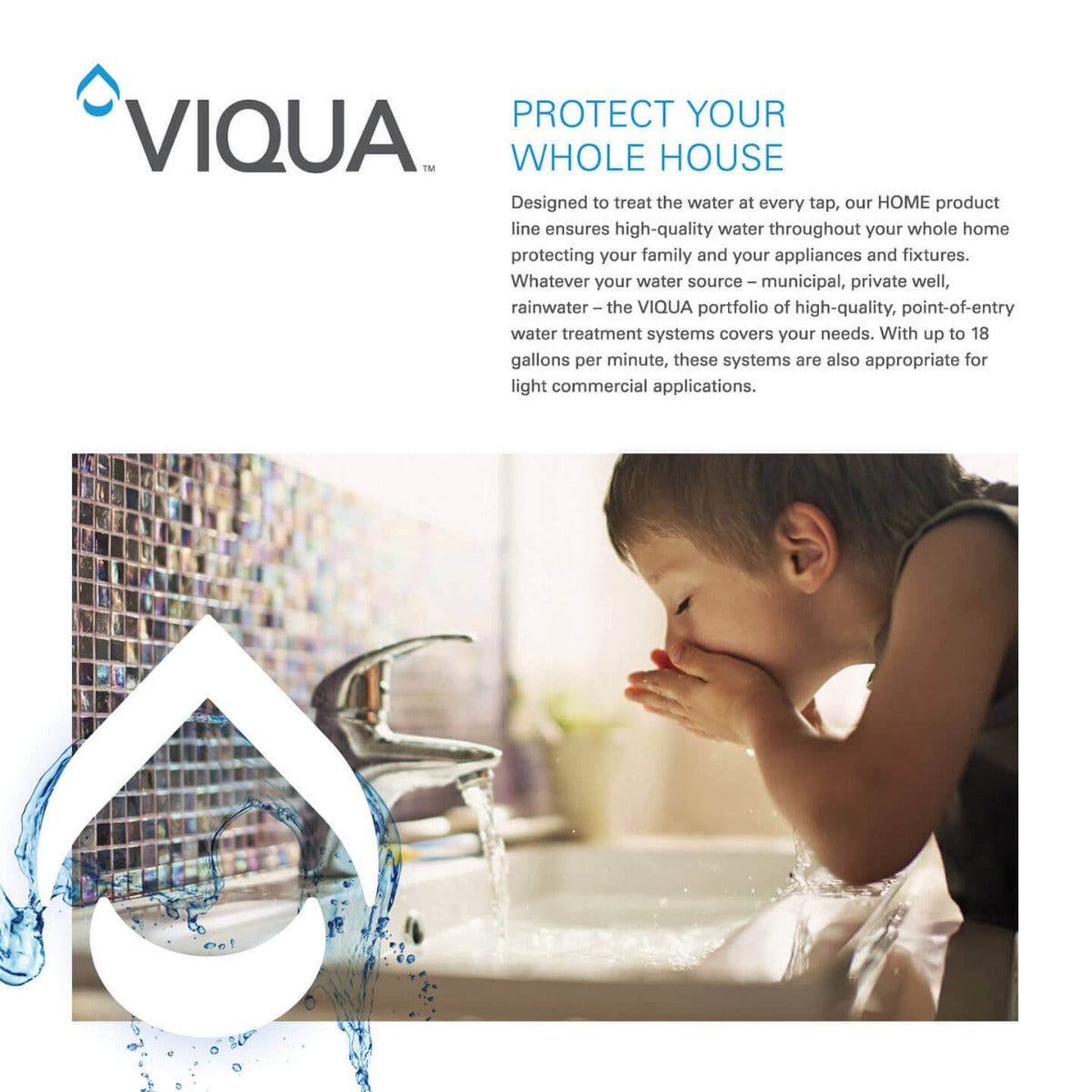 Viqua VH410-F20 Whole Home Integrated Pre Filtration UV