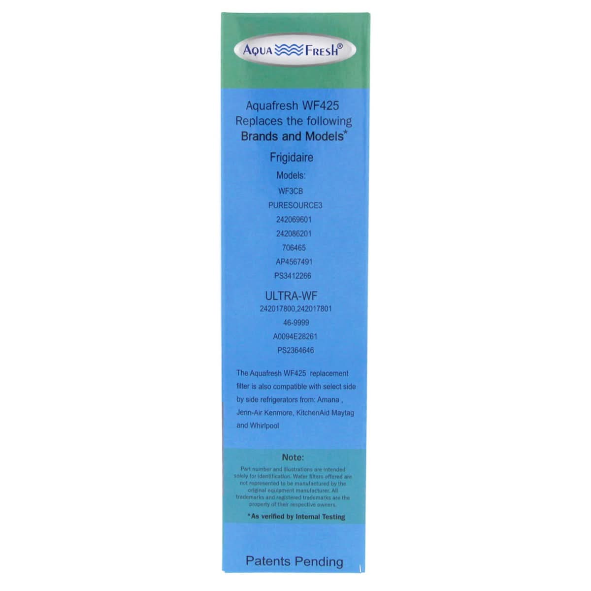 Aqua-Fresh WF425 Refrigerator Water Filter Replacement for WF3CB - WaterFilters.NET