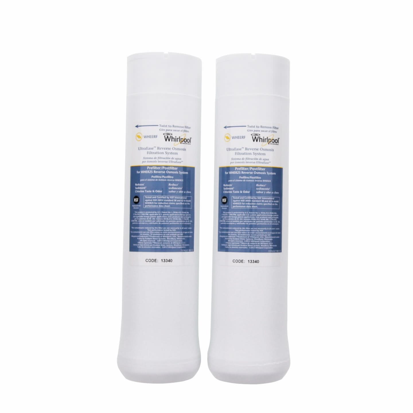 Whirlpool WHEERF Replacement Water Filter Pack for WHER25 RO - WaterFilters.NET